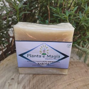 Xampu Natural em Barra – BABOSA com Lavanda e Alecrim – 90g