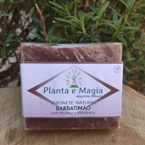 Sabonete Natural Fitoterápico – BARBATIMÃO com Aroeira e Melaleuca – 90g